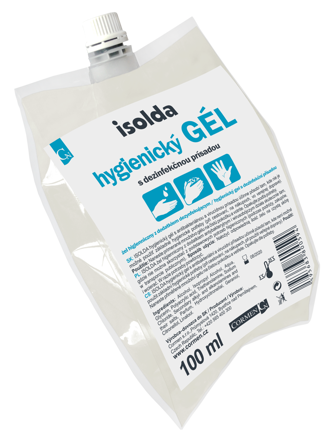 ISOLDA Taschenhygienegel mit Desinfektionsmittel 100ml